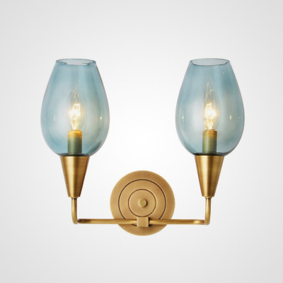 Настенный светильник VIOLA WALL 2 Blue ImperiumLoft