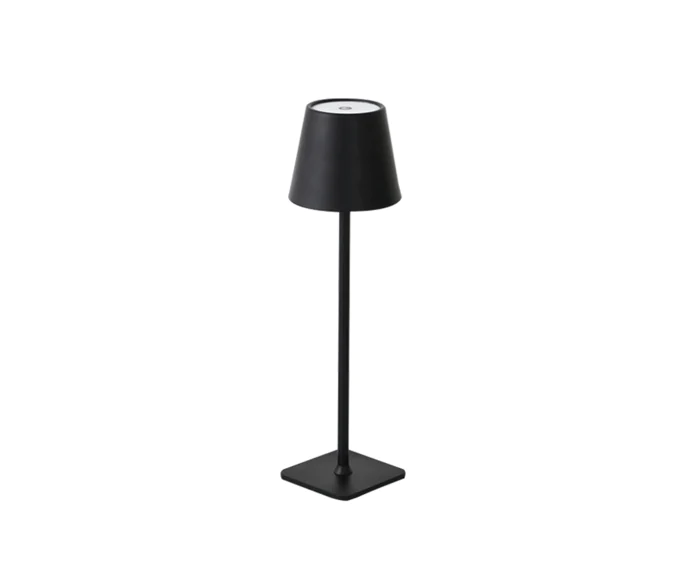 Автономная настольная лампа диммируемая Бенки черный d11 h38 Led 2,5w RGB IP44 Kink Light 07205-T,19