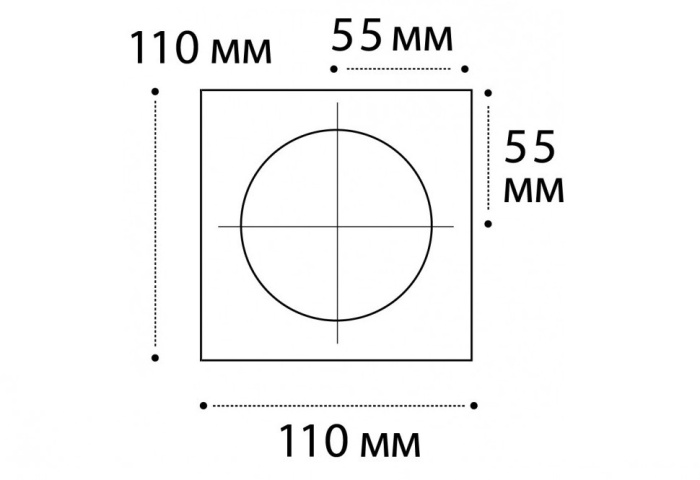 Рамка для встраиваемого светильника Italline IT08-8014 white