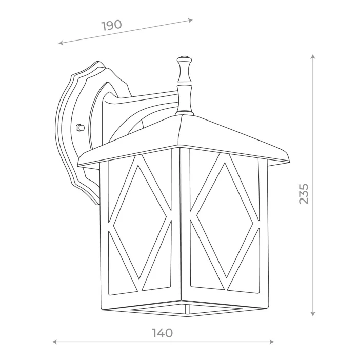 Светильник уличный настенный SL084.411.01 ST LUCE