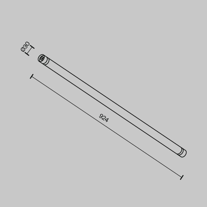 Модульный светильник Maytoni Larc C148CL-L900-13W3K-B