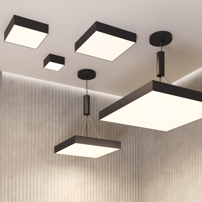 Потолочный светильник Maytoni Zon C032CL-90W4K-SQ-B