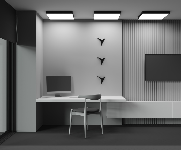 Потолочный светильник Maytoni Zon C032CL-90W4K-SQ-B