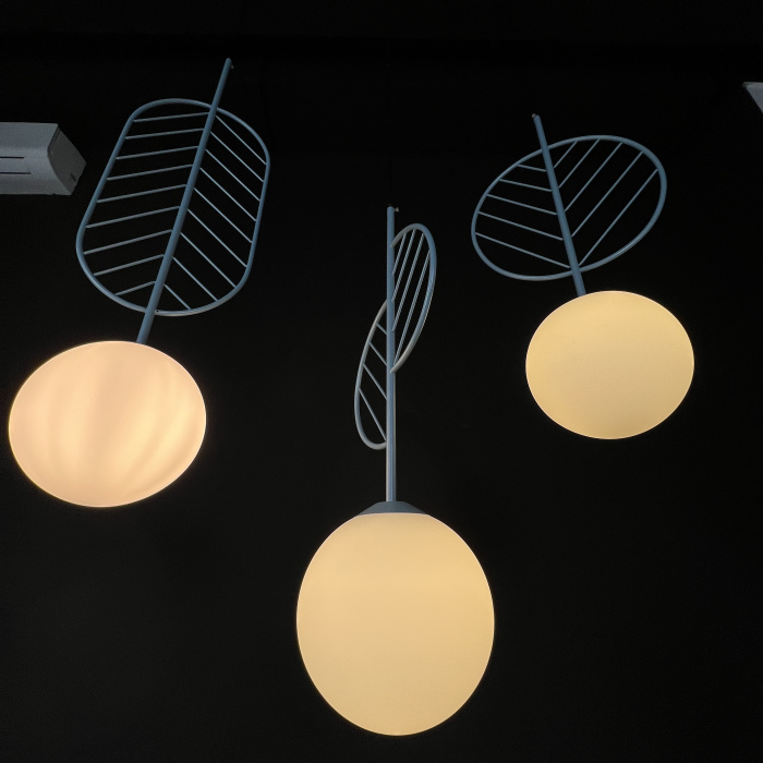 Подвесной светильник LEAF C Голубой ImperiumLoft