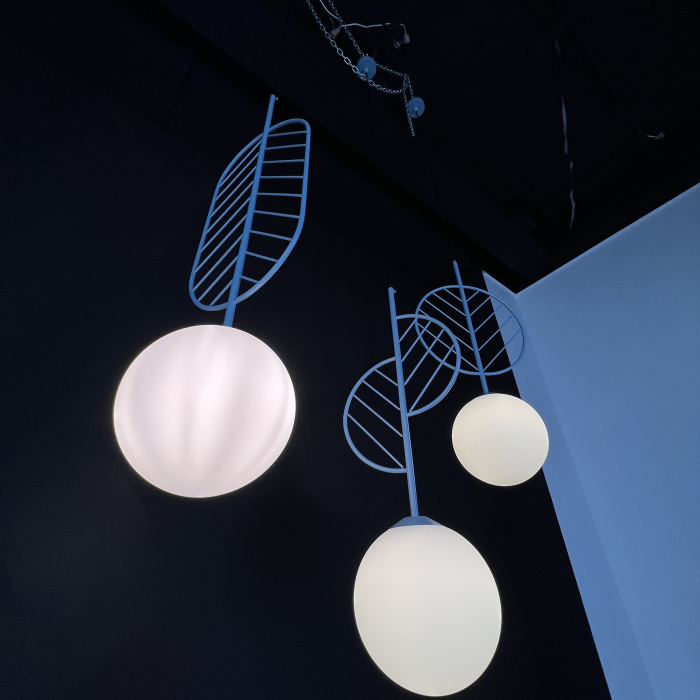 Подвесной светильник LEAF C Голубой ImperiumLoft