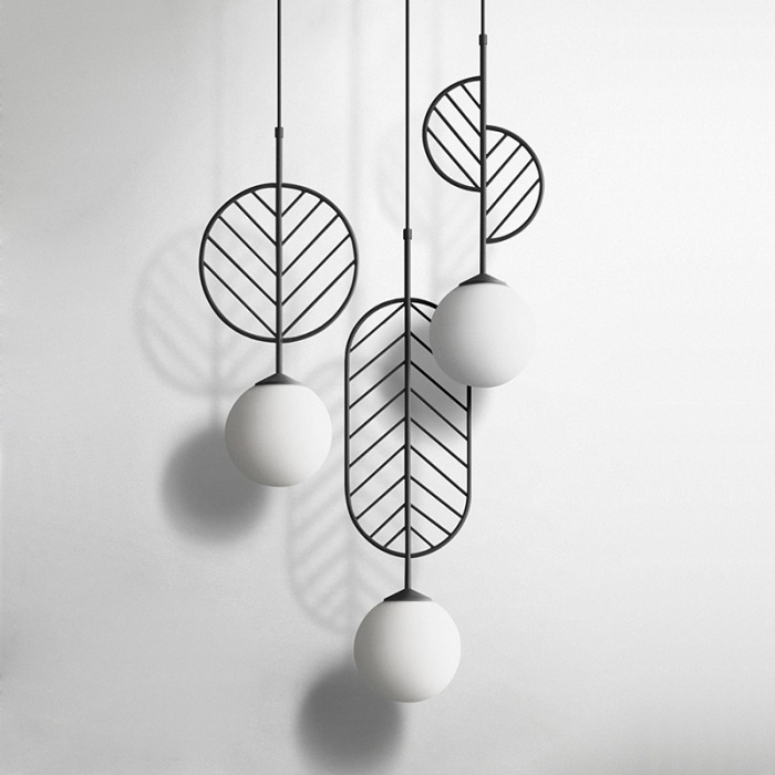 Подвесной светильник LEAF C Голубой ImperiumLoft