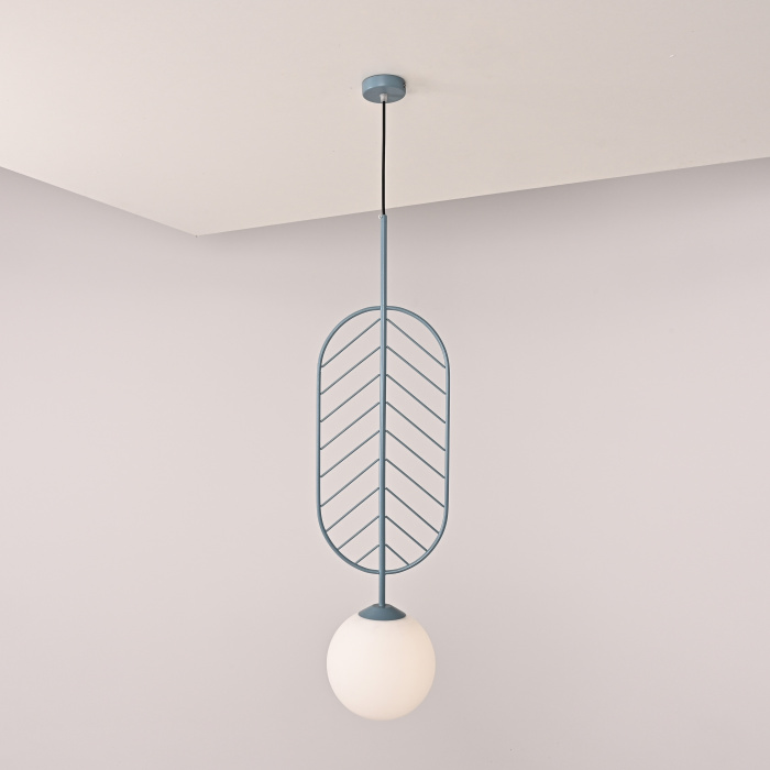 Подвесной светильник LEAF C Голубой ImperiumLoft