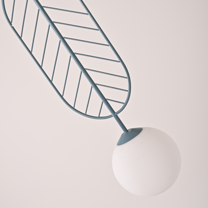 Подвесной светильник LEAF C Голубой ImperiumLoft