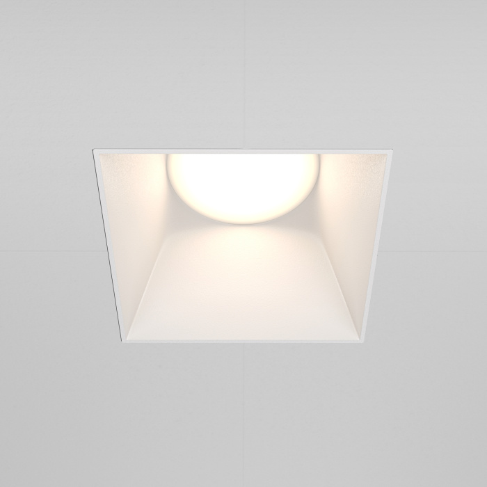 Встраиваемый светильник Maytoni Share DL051-01-GU10-SQ-W