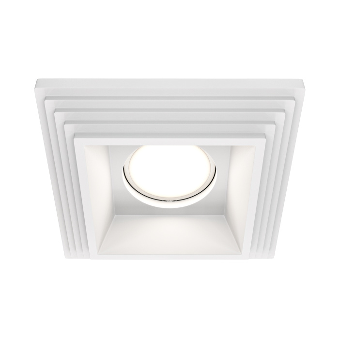 Встраиваемый светильник Maytoni Gyps Modern DL005-1-01-W-1