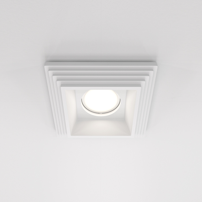 Встраиваемый светильник Maytoni Gyps Modern DL005-1-01-W-1