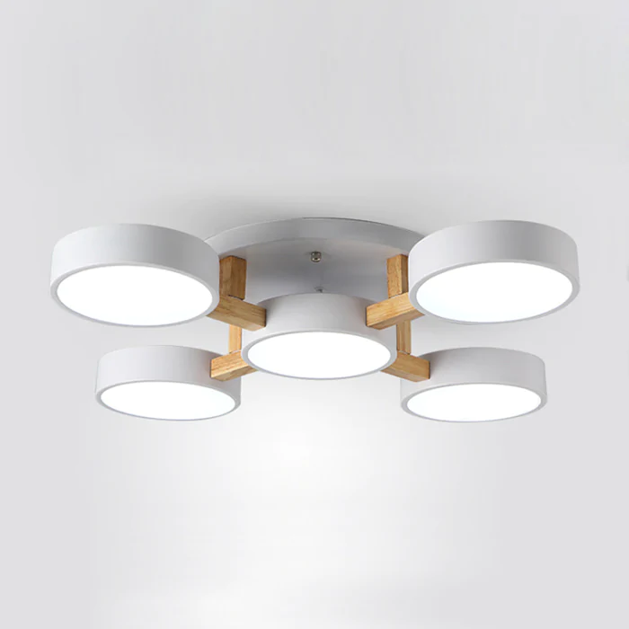 Потолочная люстра JOIST 5 White ImperiumLoft
