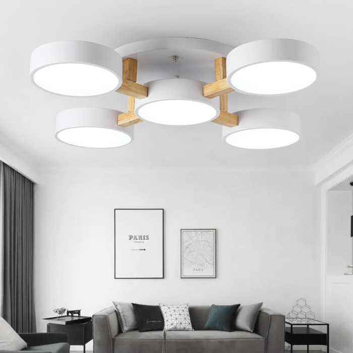 Потолочная люстра JOIST 5 White ImperiumLoft