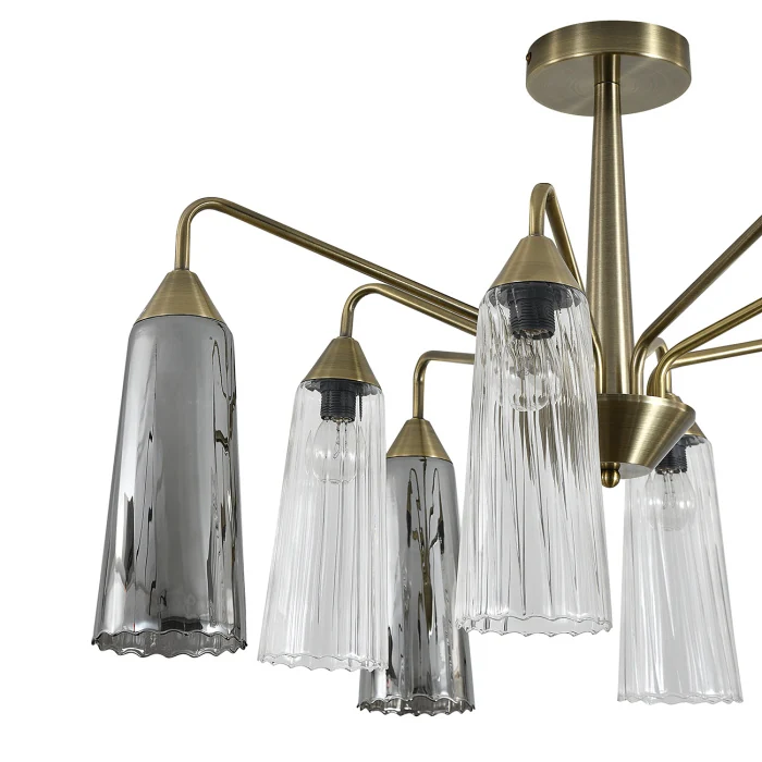 Люстра потолочная на штанге CAMPANA INDIGO V000510