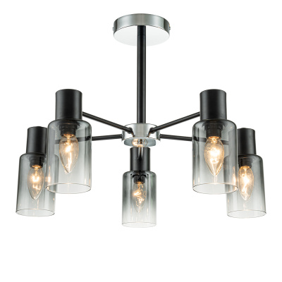 Потолочная люстра на штанге DIVERSITY ESCADA 2120/5P Black