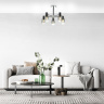 Потолочная люстра на штанге DIVERSITY ESCADA 2120/5P Black