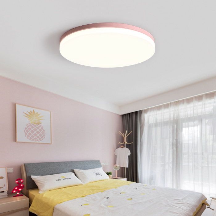 Потолочный светильник DISC HALF D38 Pink ImperiumLoft