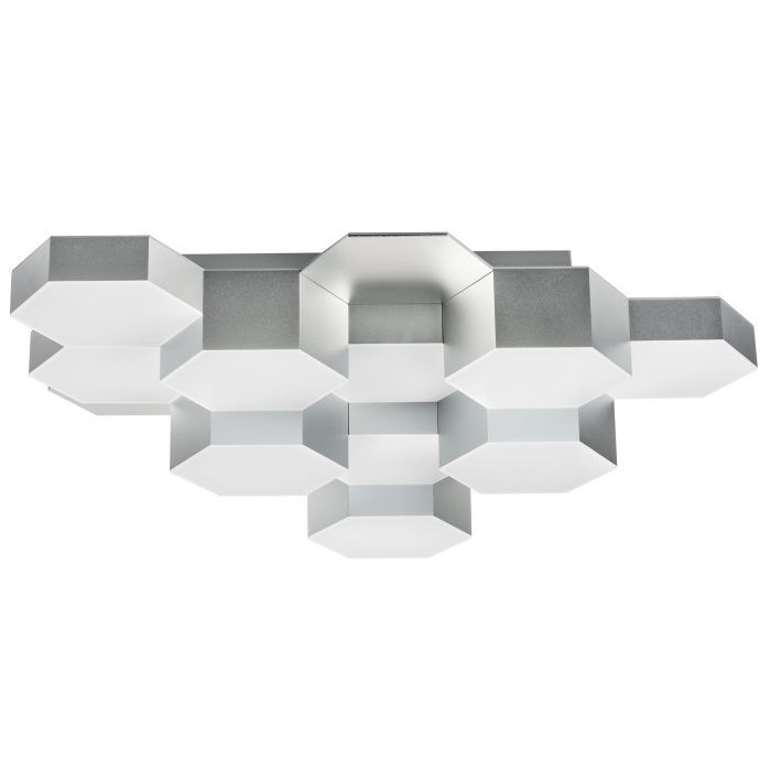 Светильник потолочный FAVO LED-60W 2880LM Silver 3000K (в комплекте) 750122 (MX13003032-12А)