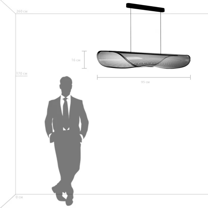 Подвесной светодиодный светильник Lightstar Varese 731413
