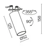 Спот Maytoni Focus LED C053CL-L12W3K-W-W