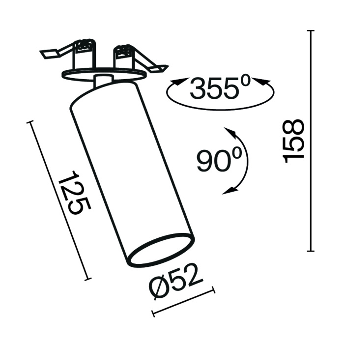 Спот Maytoni Focus LED C053CL-L12W3K-W-W