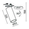 Спот Maytoni Focus LED C053CL-L12W3K-W-W