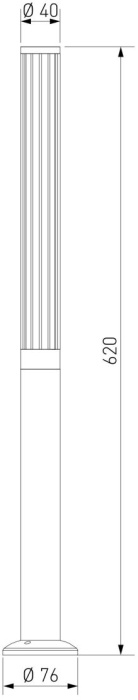 Уличный столб Elektrostandard Peak 4690389218897