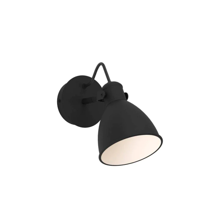 Бра SAN PERI 1, GU10, 1X3W, IP44, L130, H180, A160, сталь, черный, белый EGLO 900428