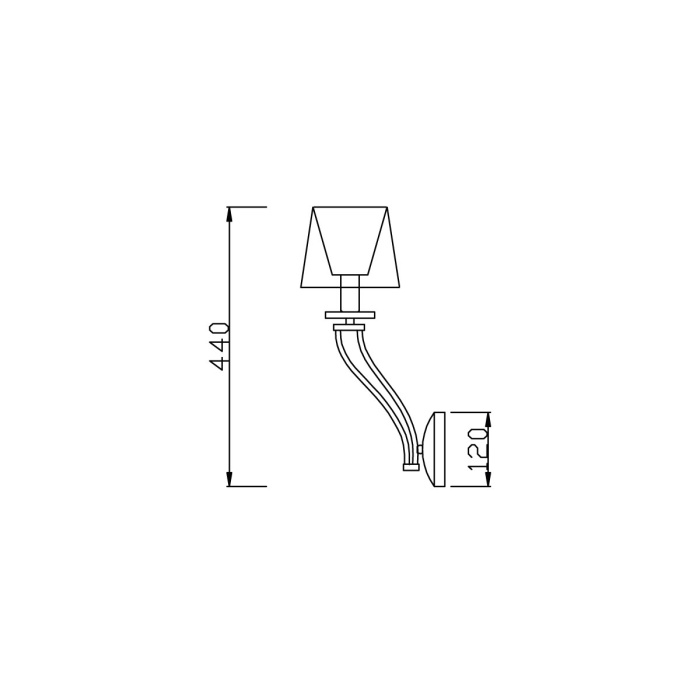 Бра VL1764W01 Vele Luce
