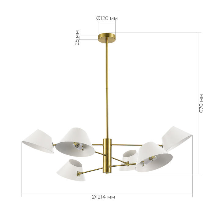 Подвесной светильник evoluce NORBI SLE1253-353-06