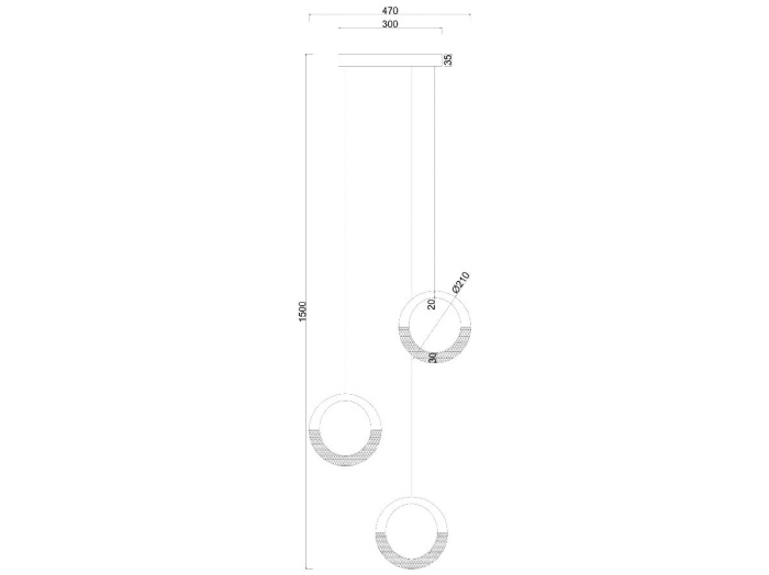 Люстра подвесная Arte Lamp Montana A7777SP-3GO