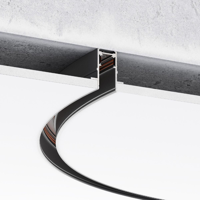 Шинопровод встраиваемый радиусный Elektrostandard Slim magnetic 4690389205019