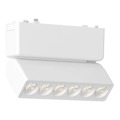 Магнитный трековый светильник Белый LED 1*6W 4000K 360Lm Ra&gt;90 IP20 L122xW26xH83 48V ST675.546.06