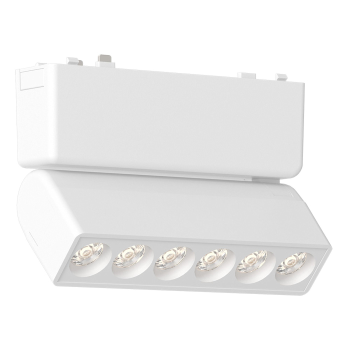 Магнитный трековый светильник Белый LED 1*6W 4000K 360Lm Ra>90 IP20 L122xW26xH83 48V ST675.546.06