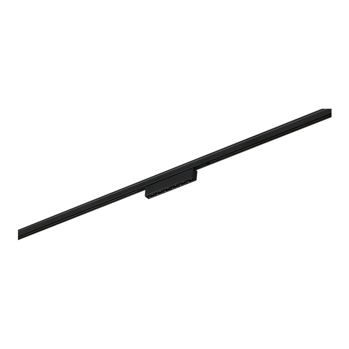 Магнитный трековый светильник Черный LED 1*5W 3000K 220Lm Ra>90 IP20 L100xW10xH18 24V ST666.436.05