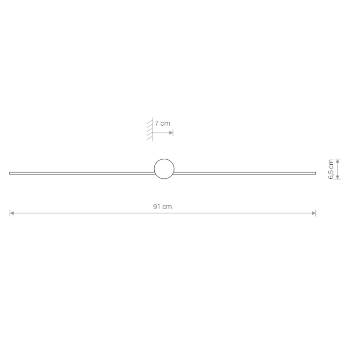 Настенный светильник Nowodvorski Impulse Led Black 8128
