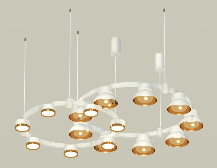 Комплект подвесного светильника Techno Ring с акрилом Ambrella light XR92081110