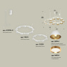 Комплект подвесного светильника Techno Ring с акрилом Ambrella light XR92081110