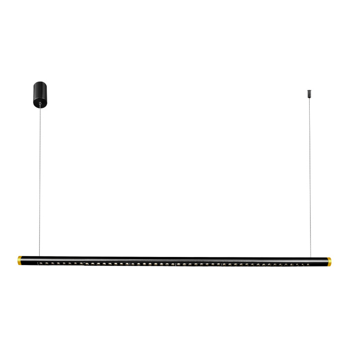 Светильник подвесной ST-Luce черный/черный,латунь LED 1*28W 4000K SL6238.413.01