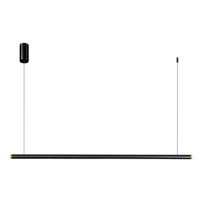 Светильник подвесной ST-Luce черный/черный,латунь LED 1*28W 4000K SL6238.413.01