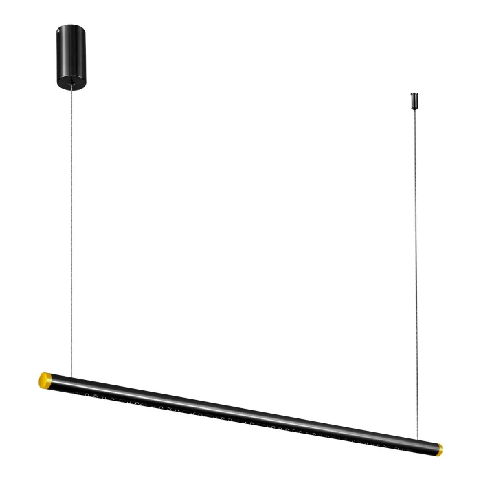 Светильник подвесной ST-Luce черный/черный,латунь LED 1*28W 4000K SL6238.413.01