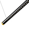 Светильник подвесной ST-Luce черный/черный,латунь LED 1*28W 4000K SL6238.413.01