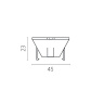 Рефлектор сменный 15G к 3850xx (D86) Lightstar Ciclone 385001