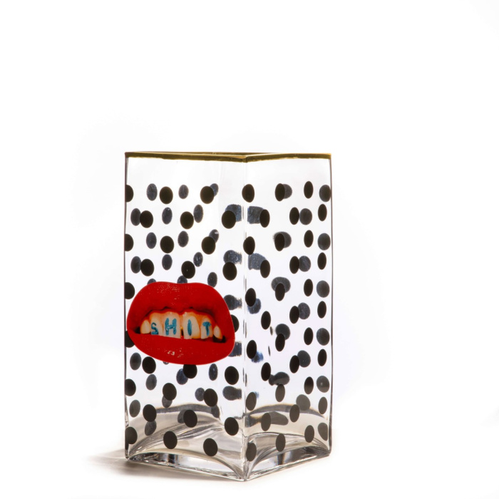 Ваза Seletti Toiletpaper Glass Vase 14150