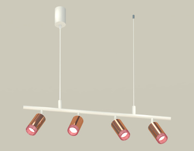 Комплект подвесного поворотного светильника с композитным хрусталем Ambrella light XB9001350