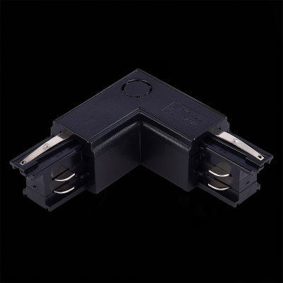 Угловой токоподвод левый для трехфазного шинопровода ST-Luce Черный ST030.409.15L