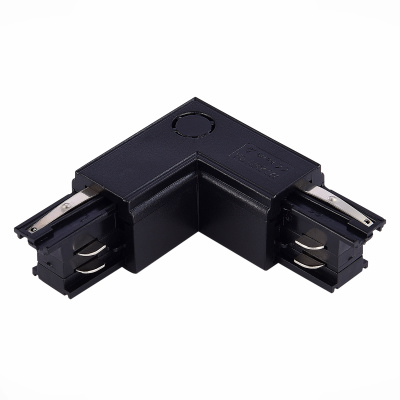 Угловой токоподвод левый для трехфазного шинопровода ST-Luce Черный ST030.409.15L