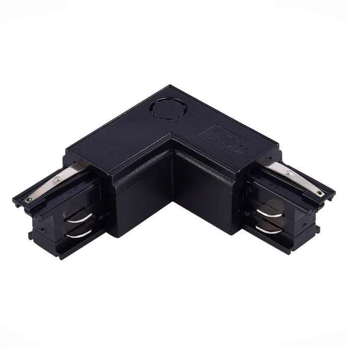 Угловой токоподвод левый для трехфазного шинопровода ST-Luce Черный ST030.409.15L