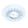 Встраиваемый точечный светильник MR16 со светодиодной подсветкой Ambrella light S226 W/CH/C