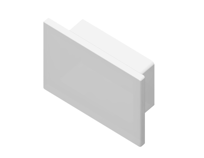 Заглушка для накладного алюминиевого профиля GP1750 (комплект 4шт) Ambrella light GP8350